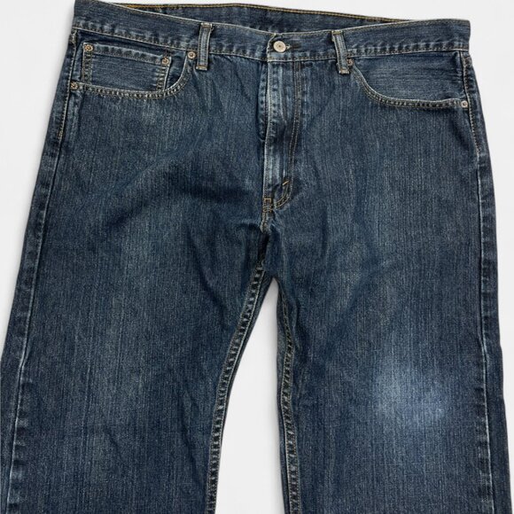 Levi's 505 Men's Blue Denim Jeans Size 38x29 Regular Fit Straight Leg Vintage - Picture 4 of 12
